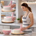 Cake Smoothing Tool — Food-Safe Plastic in lifestyle setting