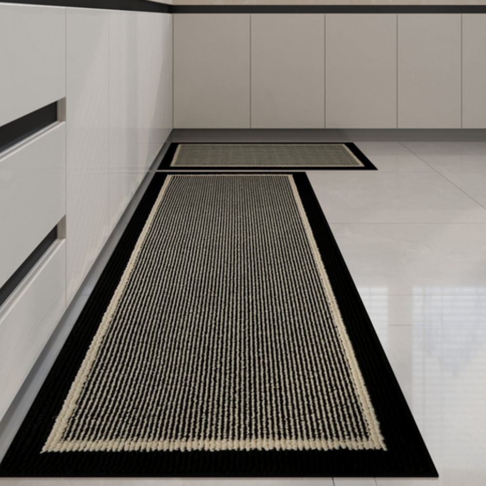 Kitchen Runner Mat — Non-Slip with Border Design in lifestyle setting