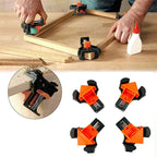 Close up corner clamp spring loaded mechanism adjustable grip for 10-22mm material thickness