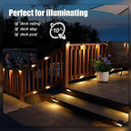 Solar Step Lights — Auto On/Off Safety Lighting
