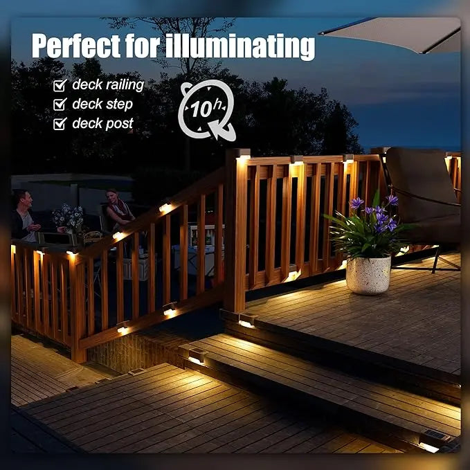 Solar Step Lights — Auto On/Off Safety Lighting