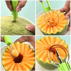 3-in-1 Fruit Cutter — Melon Baller & Core Remover in use at home