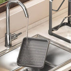 Kitchen Lid & Utensil Holder — Metal Stand in use at home