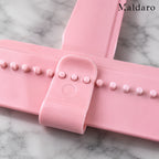 Cake Smoothing Tool — Food-Safe Plastic in use at home
