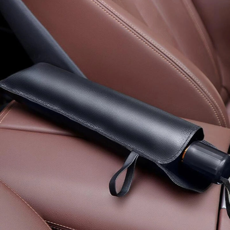 Car Windscreen Sun Shade — Foldable Umbrella side angle showing dimensions