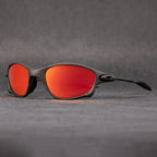 Sports Sunglasses with Polarised Lenses — UV400 side angle showing dimensions