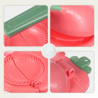Dumpling Press 2-in-1 — Shape & Seal Tool side angle showing dimensions