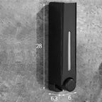Wall Soap Dispenser — 1-3 Chambers, 500ml Each mounted in modern interior