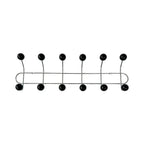 Wall Coat Rack with Ball Hooks mounted in modern interior