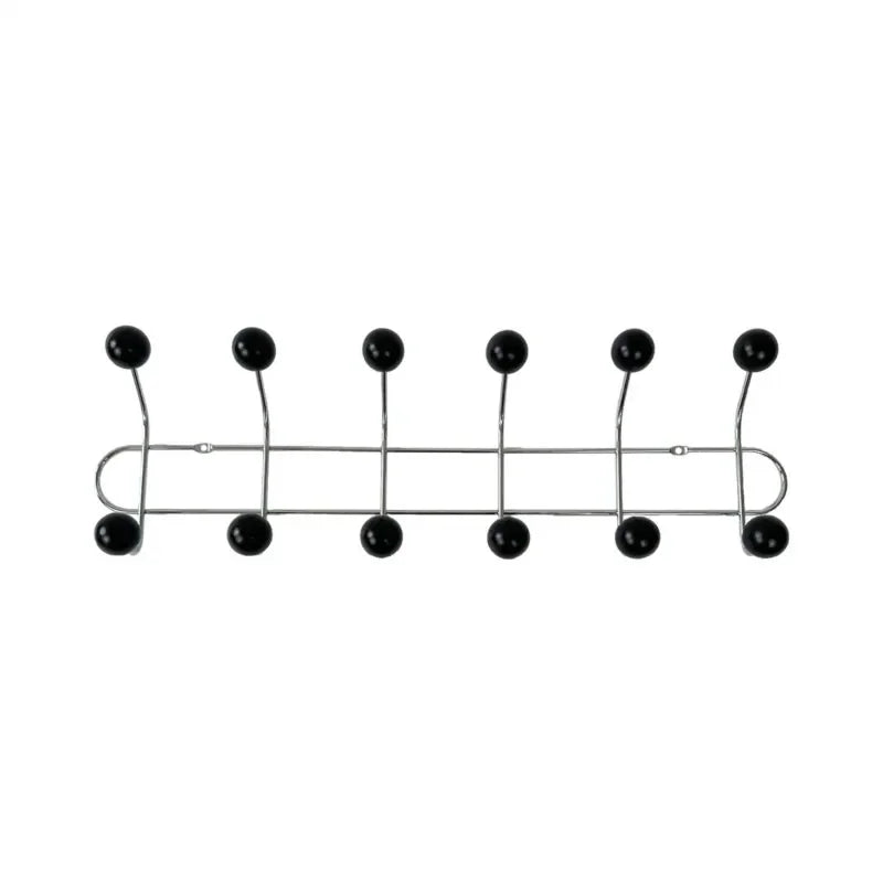 Wall Coat Rack with Ball Hooks mounted in modern interior