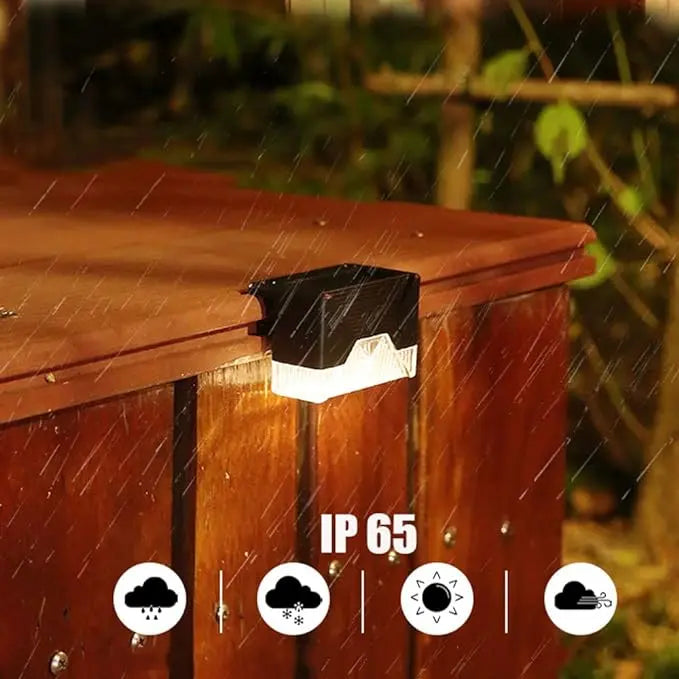 Solar Step Lights — Auto On/Off Safety Lighting