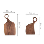 Walnut Wood Chopping Board — Double-Sided 35cm mounted in modern interior