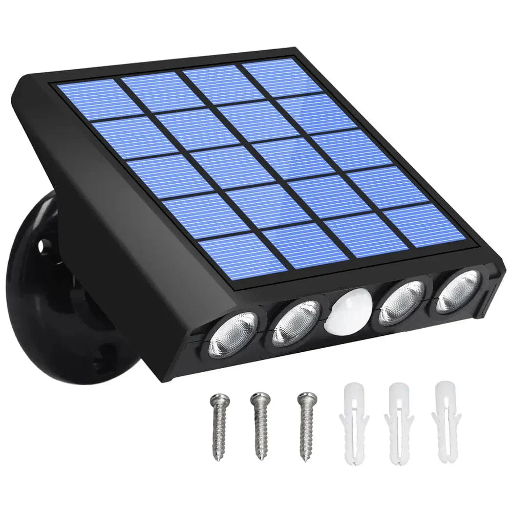 Solar Motion Sensor Light — Outdoor LED Security mounted in modern interior