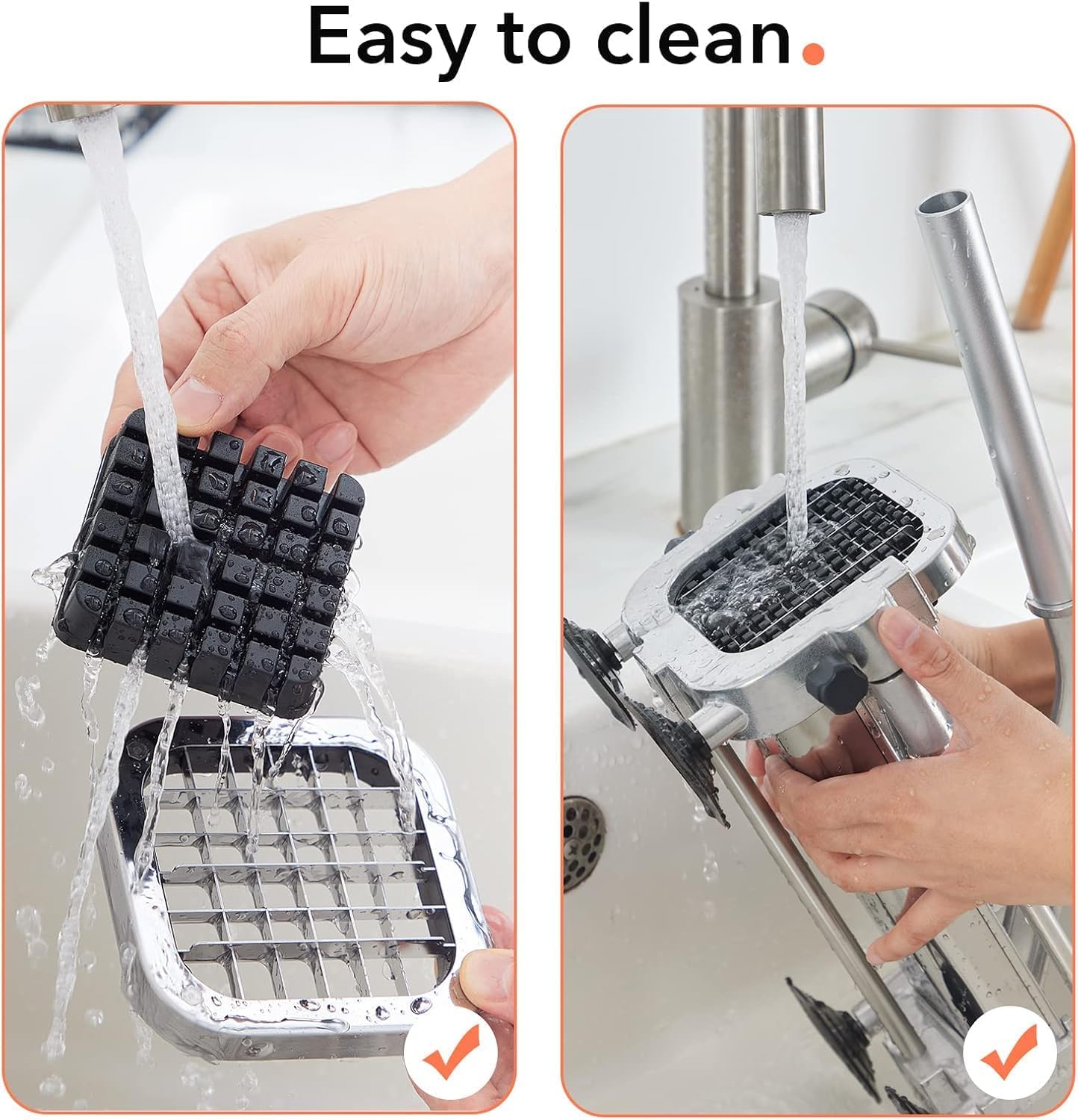 Potato Chip Cutter with 3 Blade Sizes mounted in modern interior