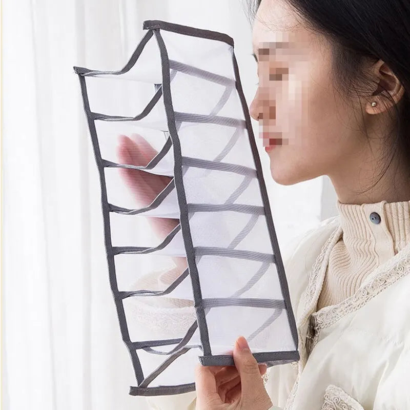 Drawer Organisers for Underwear — 3-Piece Mesh Set mounted in modern interior