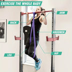 Pull-Up Resistance Bands Set — 4 Levels mounted in modern interior