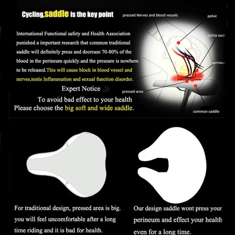Noseless Bicycle Seat — Ergonomic Cushioned Saddle mounted in modern interior