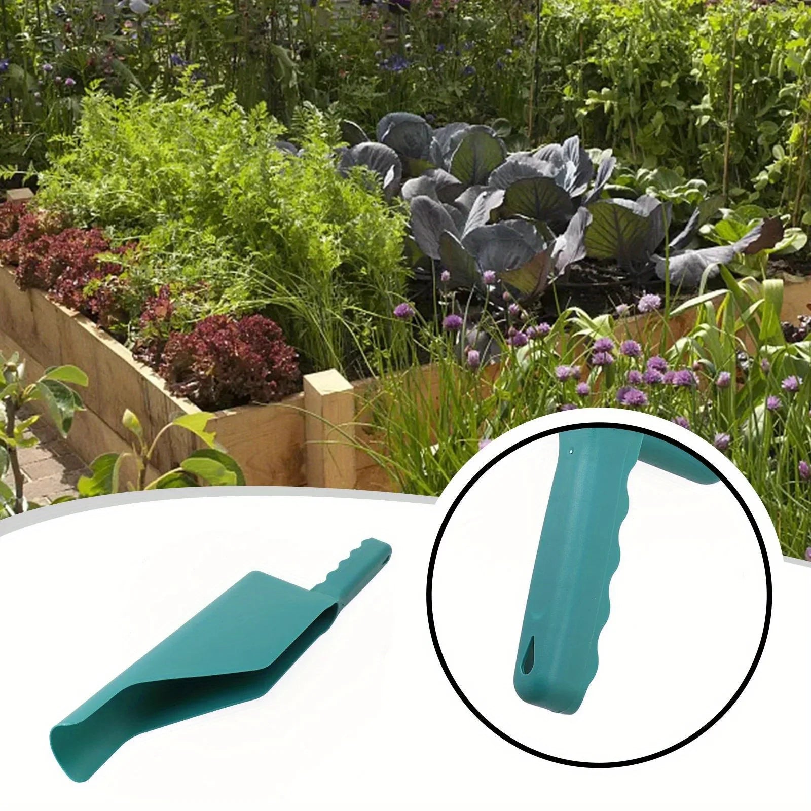Gutter Cleaning Scoop — Plastic Leaf Remover mounted in modern interior