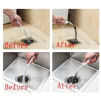 Flexible Drain Cleaning Brush — 45 cm mounted in modern interior