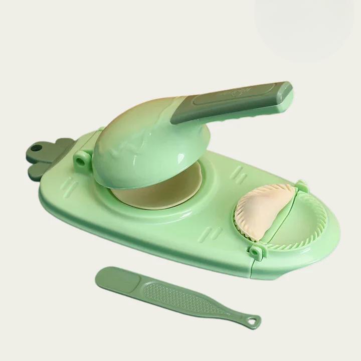 Dumpling Press 2-in-1 — Shape & Seal Tool mounted in modern interior