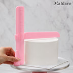 Cake Smoothing Tool — Food-Safe Plastic mounted in modern interior