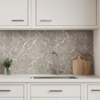 Self-Adhesive Marble Film 40×300cm — Wall Coverage styled with home decor