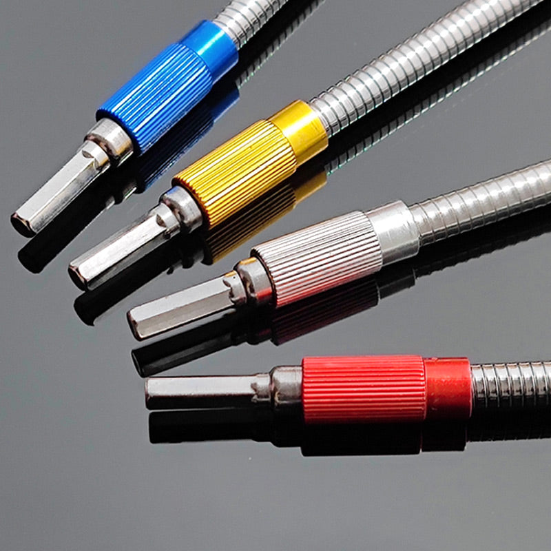 Flexible Drill Bit Extension — Carbon Steel styled with home decor