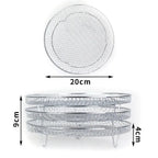 Stackable Air Fryer Baskets — 3-Pack with Tongs styled with home decor