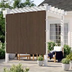 Shade Sail — Brown PE Mesh 2x3m to 3x4m styled with home decor