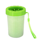 Dog Paw Cleaner Cup — Silicone Bristles styled with home decor