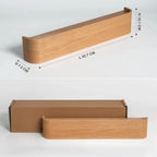 Wall Coat Rack with Shelf — Walnut Wood styled with home decor
