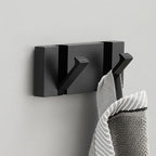 Wall Hook Rail — Black & Gold, Foldable styled with home decor