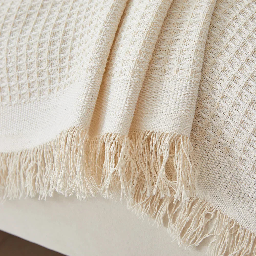 Sofa Cover — Breathable Washable Cotton Blend styled with home decor