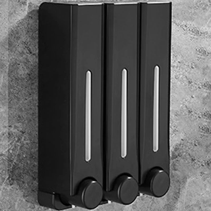 Wall Soap Dispenser — 1-3 Chambers, 500ml Each detail shot of finish