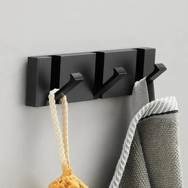 Wall Hook Rail — Black & Gold, Foldable detail shot of finish