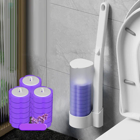 Disposable Toilet Brush — Wall-Mount Caddy detail shot of finish