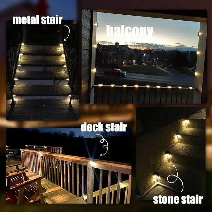 Solar Step Lights — Auto On/Off Safety Lighting
