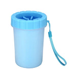 Dog Paw Cleaner Cup — Silicone Bristles front view on neutral background