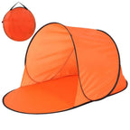 Pop-Up Beach Tent with UV Protection & Carry Bag front view on neutral background