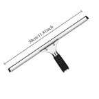 Window & Shower Squeegee — Rubber Blade front view on neutral background