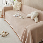 Sofa Cover — Breathable Washable Cotton Blend front view on neutral background
